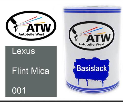 Lexus, Flint Mica, 001: 500ml Lackdose, von ATW Autoteile West.